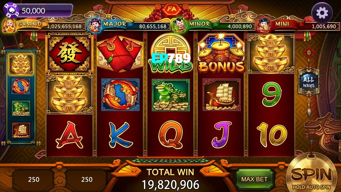 EP789 casino presented on mobile device in Pakistan with slots and live games